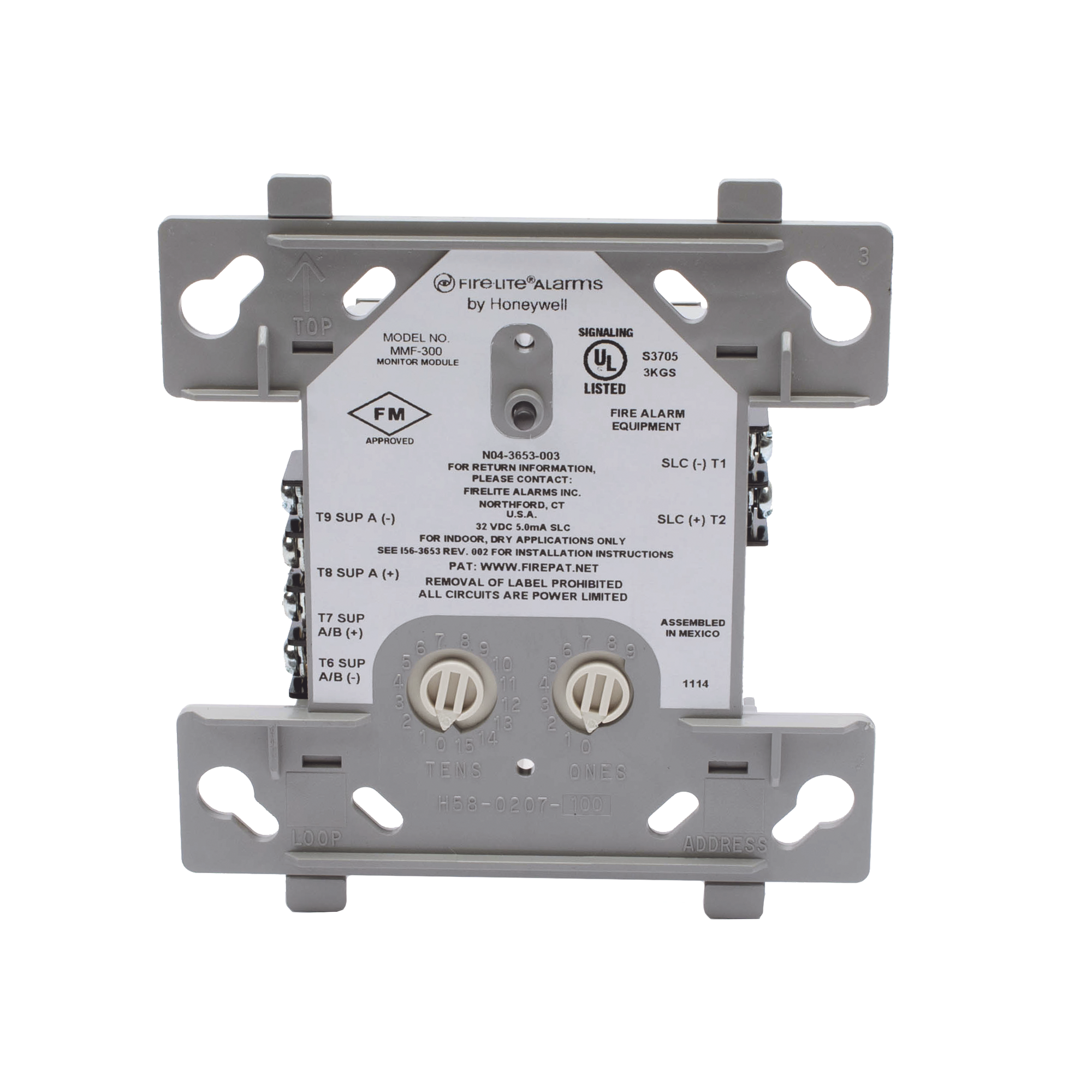 Módulo Monitor Direccionable Modelo: MMF-300 Marca: FIRE-LITE